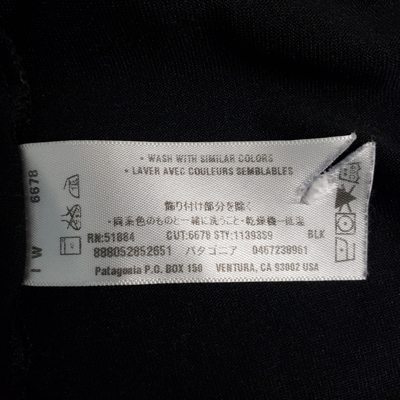 Patagonia Women's Cap 1 Crew Special Performance Baselayer Capilene Size M Black - Picture 6 of 6